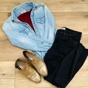 Bass Jean Long Sleeve Size M